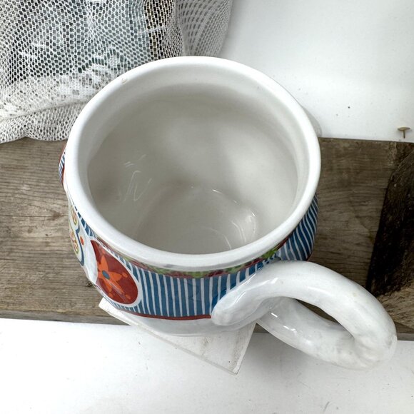 Hand-Painted Elephant Mug By Pier 1 Imports - Picture 5 of 7